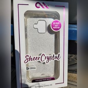 Samsung Galaxy A6 Sparkly Phone Case